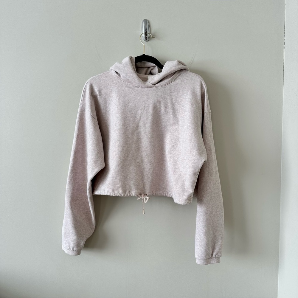 Aritzia-The Group Babaton “The Weekender Hoodie” In Grey/Pink (Size:Small) - Picture 2 of 8
